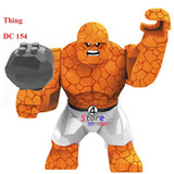 Single Sale Large Big Size Marvel Super Heroes Thanos Hulk Venom Ironman Ninja Dogshank Building Blocks Toys for children