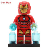 Single Sale Iron Man Avengers Super Hero Figure Marvel Ironman Iron-Man Building Block Sets Model Bricks Toys For Children