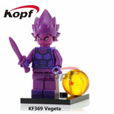 Single Sale Building Blocks Dragon Ball Z Figures Broly Super Sayayin Black Goku Vegeta Dolls Bricks Children Gift Toys KF392