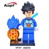 Single Sale Building Blocks Dragon Ball Z Figures Broly Super Sayayin Black Goku Vegeta Dolls Bricks Children Gift Toys KF392