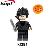 Single Sale Building Blocks Dragon Ball Z Figures Broly Super Sayayin Black Goku Vegeta Dolls Bricks Children Gift Toys KF392