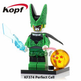 Single Sale Building Blocks Dragon Ball Z Figures Broly Super Sayayin Black Goku Vegeta Dolls Bricks Children Gift Toys KF392
