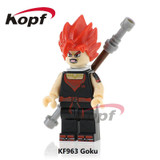 Single Sale Building Blocks Dragon Ball Z Figures Broly Super Sayayin Black Goku Vegeta Dolls Bricks Children Gift Toys KF392