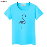 BGtomato beautiful Flamingo printing t shirts for women summer cool animal tops super fashion new style casual tee shirts