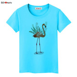 BGtomato beautiful Flamingo printing t shirts for women summer cool animal tops super fashion new style casual tee shirts
