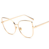 Beyond Star High Quality Clear Lens Glasses Women Brand Designed Fashion Metal Frames Eyeglasses Gold Aviator Glasses Lunettes