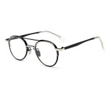 Beyond Star High Quality Clear Lens Glasses Women Brand Designed Fashion Metal Frames Eyeglasses Gold Aviator Glasses Lunettes