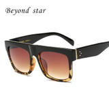 Beyound Star Sunglasses Women Brand Designer Kim Kardashian Sunglasses Men Retro Shades Square Sun Glasses Gafas Oculos Female