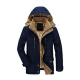 BETTONAL Winter Thickening Wadded Parka Men Jacket Coat Hooded Casual Warm Windbreaker Overcoat Male Jackets Brand Clothing