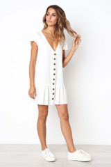 Betsy Dress - White