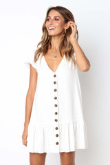 Betsy Dress - White