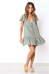 Betsy Dress - Khaki