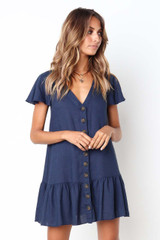 Betsy Dress - Navy