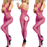 Best Women Lingerie Nightwear Babydoll Fishnet Bodystocking Mini Dress Bodysuit