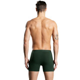 Best Selling Button Cotton Comfortable Long Leg Men's Boxers Shorts Button Front Open Male Underpants Man Underwear