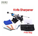 Best Promotion Ruixin Pro II Updated Chefs Professional Best Kitchen Sharpening Knife Sharpener System Fix-angle 4 whetstones