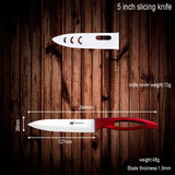 Best Gift Ceramic Knife Set 5" Slicing 4" Utility 3" Paring Knife A Blue Ceramic Peeler Kitchen Knives XYJ Brand Cooking Tools