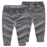 Baby Boy Pants Winter Warm Boys Denim Pants Newborn Baby Jeans Kids Long Trousers Autumn Velvet Jeans Children Fashion Clothes