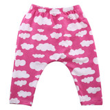Baby Boy Girls Pants Infant Clothes Harem Pants Toddler Kids Sweat Joggers Elastic Bottoms
