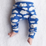 Baby Boy Girls Harem Pants Toddler Kids Sweat Pants Joggers Leegings Elastic Bottoms