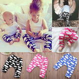 Baby Boy Girls Harem Pants Toddler Kids Sweat Pants Joggers Leegings Elastic Bottoms