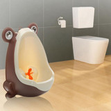 Baby Boy Frog Children Infant Toddler Potty Cups Wall-Mounted Urinals Toilet Training Children Stand Vertical Urinal Boys Pee