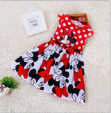 Girls Minnie Dresses For Party Children Clothing Vestidos Infantis Princesa Kids Girl Princess Costumes Summer Baby Kids Clothes