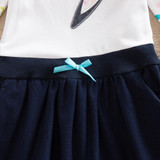 Girls long-sleeved dress 2017 new autumn brand long-sleeved cotton embroidery flowers for girls wearing long-sleeved dress H5922