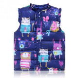 Girls Laciness Waistcoat Warm Kids Vest For Girl Waistcoat Autumn Winter Spring Children Casual Cotton Outerwear