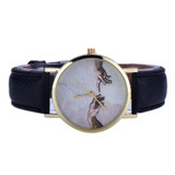 Girls Ladies Female Quartz Bracelet Watch Women Lady Leather Analog Quartz Wrist Watch Elegant Women Watch Girl Watch m5204