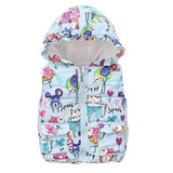 Girls Hooded Vest 2017 Winter Autumn Baby Children Outerwear Baby Girl Down Vest kids vests Girls Clothes Children Clothes 0-6Y