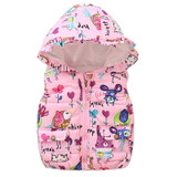 Girls Hooded Vest 2017 Winter Autumn Baby Children Outerwear Baby Girl Down Vest kids vests Girls Clothes Children Clothes 0-6Y