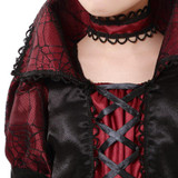 Girls Halloween Dress Black Queen Vampire Costume Kids Carnival Masquerade Party Fancy Vestido Children Cosplay Clothes