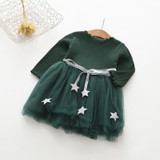 Girls Dresses Kids Princess Dress For Girls 2017 Winter Thick Plus Velvet Costumes Baby Vestidos Children Long Sleeve Clothes