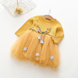 Girls Dresses Kids Princess Dress For Girls 2017 Winter Thick Plus Velvet Costumes Baby Vestidos Children Long Sleeve Clothes