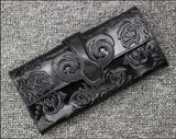 Chinese style women wallet Genuine Leather lady purse women card holder wallet female Clutch bag mobile phone bag coin purse