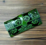 Chinese style women wallet Genuine Leather lady purse women card holder wallet female Clutch bag mobile phone bag coin purse