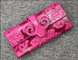 Chinese style women wallet Genuine Leather lady purse women card holder wallet female Clutch bag mobile phone bag coin purse