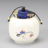 Chinese Style Mini Ceramic Storage Tank Tea Caddy Box Food Container Kitchen Storage Bottle Jars Sugar Spice Tea Jar Miniature