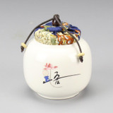 Chinese Style Mini Ceramic Storage Tank Tea Caddy Box Food Container Kitchen Storage Bottle Jars Sugar Spice Tea Jar Miniature