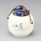 Chinese Style Mini Ceramic Storage Tank Tea Caddy Box Food Container Kitchen Storage Bottle Jars Sugar Spice Tea Jar Miniature