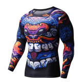 Chinese Style Funny T Shirts Dragon 3d T Shirt Fashion Hip Hop Brand Clothing Men Plus Fitness Clothing Compression Shirt
