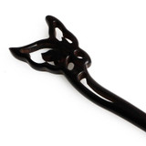 Chinese Classic Ancient Handmade Black Ebony Dish Made Wood Hairpin Hair Sticks Chinese Classic Ancient Handmade Black Ebony Dish Made Wood Hairpin Hair Sticks