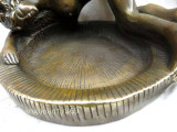 China copper brass Beauty belle Ashtray NAUTICAL DECOR Figurine Statue cooking tools Decoration Brass brass