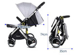 China Baby Stroller Carriage Baby Walker Pram Pushchairs Four Wheel