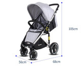 China Baby Stroller Carriage Baby Walker Pram Pushchairs Four Wheel