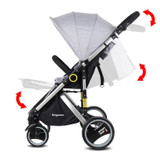 China Baby Stroller Carriage Baby Walker Pram Pushchairs Four Wheel