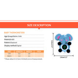 Children's Safety Cartoon Thermometer For Baby Care Sticker LCD Forehead Thermometers Body Fever Thermometers