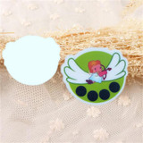 Children's Safety Cartoon Thermometer For Baby Care Sticker LCD Forehead Thermometers Body Fever Thermometers