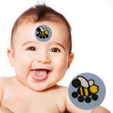 Children's Safety Cartoon Thermometer For Baby Care Sticker LCD Forehead Thermometers Body Fever Thermometers